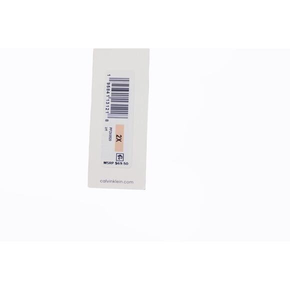 Women Top Calvin Klein Performance Plus Ribbed Knit Tunic Top Size 2X Light Pink - Picture 6 of 6